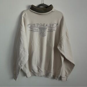 Vintage Gear For Sports Germany Cream Olive Turtleneck Sweater-Men’s Size XXL